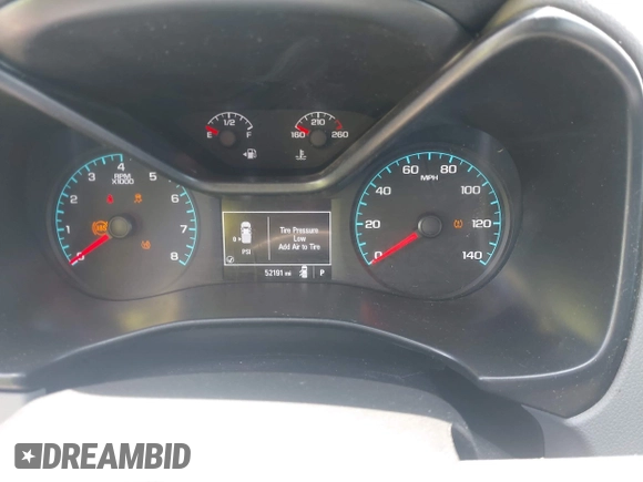 2020 Chevrolet Colorado 4WD Work Truck with VIN 1GCHTBEN6L1242736, listed as a IAAI auction lot 42062267 with 52,191 mi miles and . Bid and sale history available at DreamBid. Image 7.