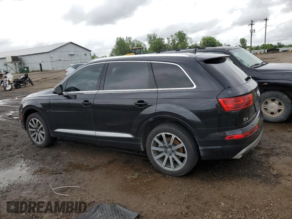 2017 Audi Q7 Premium Plus with VIN WA1LAAF79HD034392, listed as a Copart auction lot 60618655 with 136,222 mi miles and Clean title. Bid and sale history available at DreamBid. Image 2.