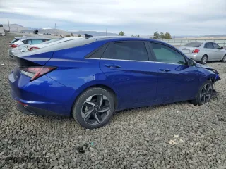2022 Hyundai Elantra Hybrid Limited with VIN KMHLN4AJ0NU021262, listed as a Copart auction lot 49834985 with 33,782 mi miles and Salvage Title. Bid and sale history available at carsss.com. Image 3.