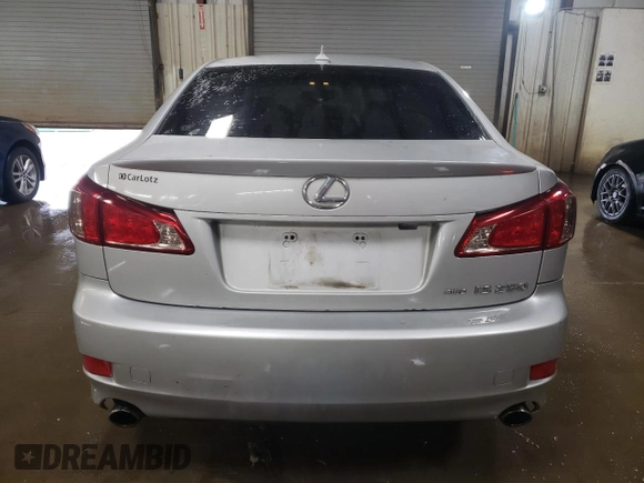 2013 Lexus IS 250 with VIN JTHCF5C25D5063740, listed as a Copart auction lot 52132195 with 150,178 mi miles and Salvage title. Bid and sale history available at DreamBid. Image 6.