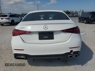 2022 Mercedes-Benz C 300 with VIN W1KAF4GB8NR047934, listed as a Copart auction lot 48605975 with 37,096 mi miles and Non Repairable. Bid and sale history available at DreamBid. Image 6.