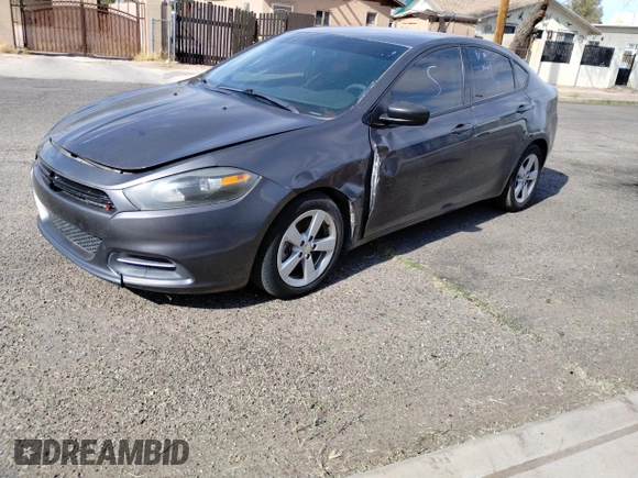 2016 Dodge Dart SXT with VIN 1C3CDFBB3GD770431, listed as a Copart auction lot 50095345 with 103,692 mi miles and Clean Title. Bid and sale history available at carsss.com. Image 1.