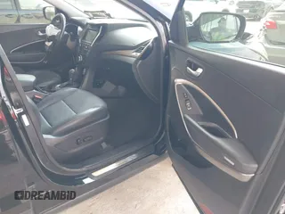 2018 Hyundai Santa Fe 2.0T with VIN 5XYZU4LA9JG536741, listed as a IAAI auction lot 42160866 with 86,356 mi miles and . Bid and sale history available at DreamBid. Image 5.