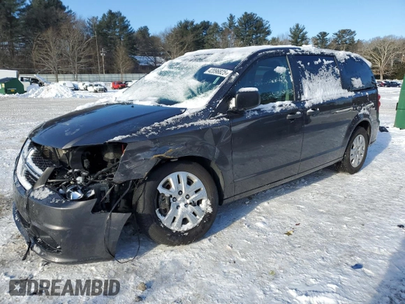 2019 Dodge Grand Caravan SE with VIN 2C4RDGBG8KR704535, listed as a Copart auction lot 42096825 with 51,060 mi miles and Salvage Title. Bid and sale history available at DreamBid. Image 1.