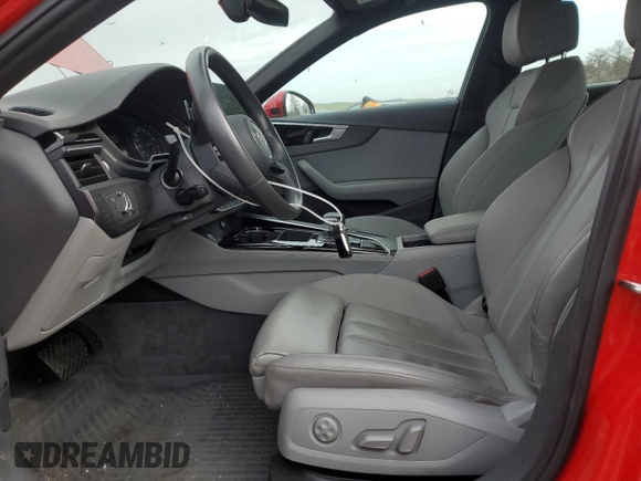 2020 Audi A4 Premium with VIN WAUDNAF40LN013144, listed as a Copart auction lot 56367095 with 22,424 mi miles and Salvage title. Bid and sale history available at DreamBid. Image 7.