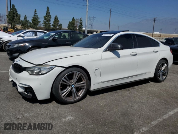 2017 BMW 4 Series 430i z VIN WBA4F7C32HG788519, wystawiony jako Copart lot #53916695 z przebiegiem 135 360 mil mil oraz Tytuł czysty. Historia ofert i sprzedaży dostępna na DreamBid. Obrazek 1.