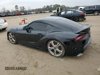 2020 Toyota GR Supra 3.0 with VIN WZ1DB4C00LW026728, listed as a Copart auction lot 42990845 with 19,815 mi miles and Non Repairable. Bid and sale history available at carsss.com. Image 2.