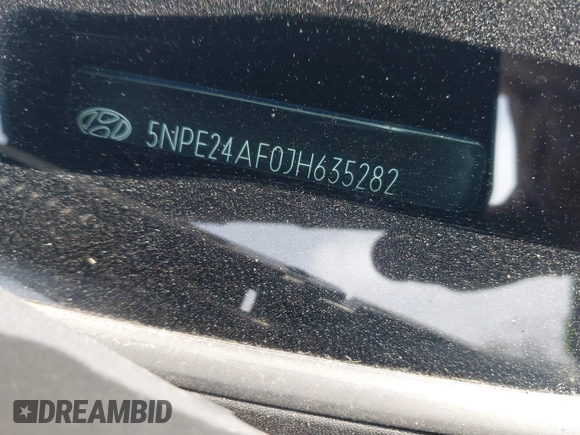 2018 Hyundai Sonata SE with VIN 5NPE24AF0JH635282, listed as a IAAI auction lot 42072666 with 70,943 mi miles and . Bid and sale history available at carsss.com. Image 17.
