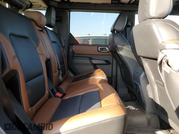 2024 Ford Bronco Outer Banks with VIN 1FMDE8BHXRLB04524, listed as a Copart auction lot 87458424 with 837 mi miles and Salvage Title. Bid and sale history available at DreamBid. Image 11.