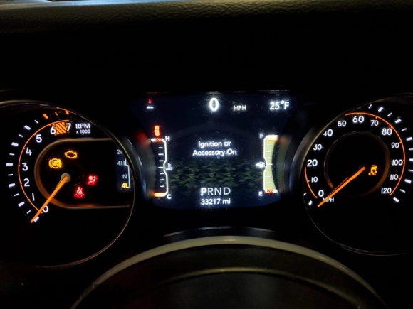 2022 Jeep Wrangler Unlimited Sport with VIN 1C4HJXDN9NW264238, listed as a Copart auction lot 87304774 with 33,217 mi miles and Salvage Title. Bid and sale history available at DreamBid. Image 9.