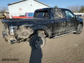 2016 Ford F-150 XLT with VIN 1FTEW1EP5GFC74088, listed as a Copart auction lot 50719655 with 185,481 mi miles and Salvage Title. Bid and sale history available at carsss.com. Image 3.