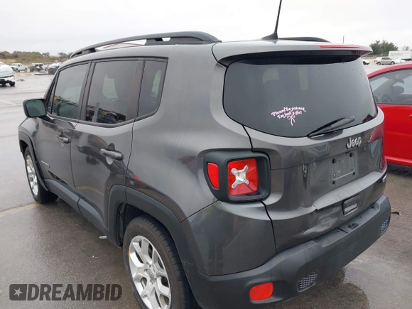 2018 Jeep Renegade Altitude with VIN ZACCJABB4JPH14059, listed as a IAAI auction lot 41561491 with 135,134 mi miles and . Bid and sale history available at DreamBid. Image 3.