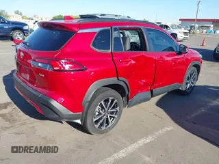 2024 Toyota Corolla Cross XLE with VIN 7MUDAAAG2RV095547, listed as a IAAI auction lot 42087409 with 15,402 mi miles and . Bid and sale history available at DreamBid. Image 4.