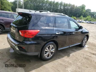2017 Nissan Pathfinder SV with VIN 5N1DR2MM4HC630741, listed as a Copart auction lot 60698795 with 134,302 mi miles and Clean title. Bid and sale history available at DreamBid. Image 3.