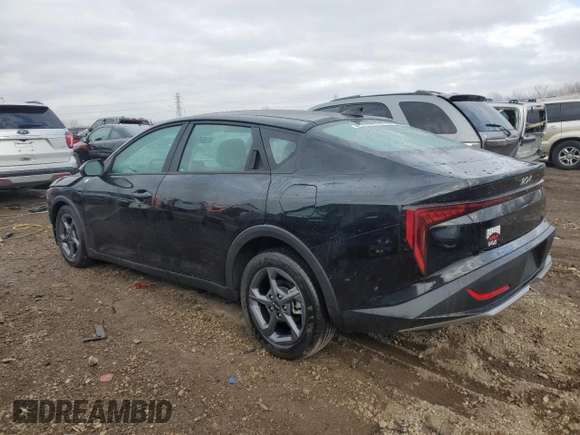 2025 Kia K4 LXS with VIN 3KPFT4DE0SE017504, listed as a Copart auction lot 85756534 with 3,202 mi miles and Salvage Title. Bid and sale history available at carsss.com. Image 2.