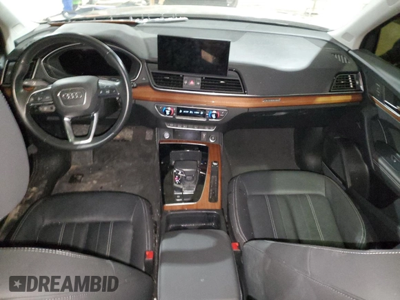 2021 Audi Q5 Premium Plus z VIN WA1BAAFY7M2065358, wystawiony jako Copart lot #55590775 z przebiegiem 38 070 mil mil oraz Czysty tytuł • Clean title. Historia ofert i sprzedaży dostępna na DreamBid. Obrazek 8.