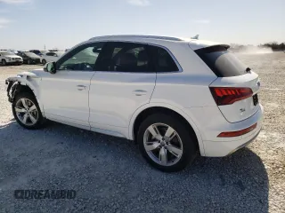 2018 Audi Q5 Premium Plus with VIN WA1BNAFY0J2025672, listed as a Copart auction lot 48595915 with 94,905 mi miles and Salvage Title. Bid and sale history available at carsss.com. Image 2.