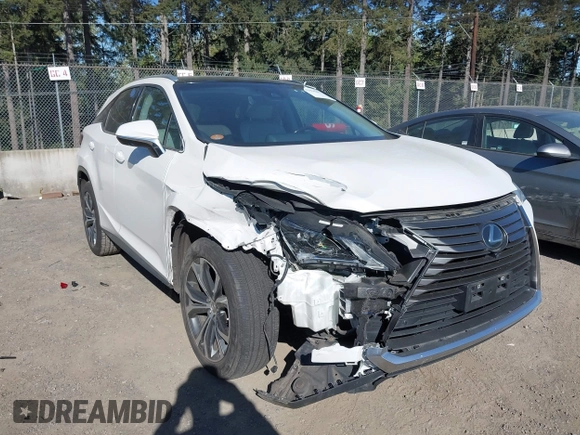 2017 Lexus RX with VIN 2T2ZZMCA8HC092917, listed as a IAAI auction lot 42066893 with 57,812 mi miles. Bid and sale history available at carsss.com. Image 1.