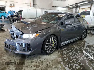 2020 Subaru WRX STI with VIN JF1VA2S69L9818185, listed as a Copart auction lot 88498075 with 46,666 mi miles and Salvage Title. Bid and sale history available at carsss.com. Image 1.