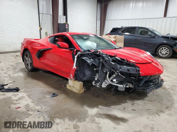 2020 Chevrolet Corvette 2LT with VIN 1G1Y72D41L5119344, listed as a Copart auction lot 55598304 with 0 mi miles and Salvage Title. Bid and sale history available at carsss.com. Image 4.