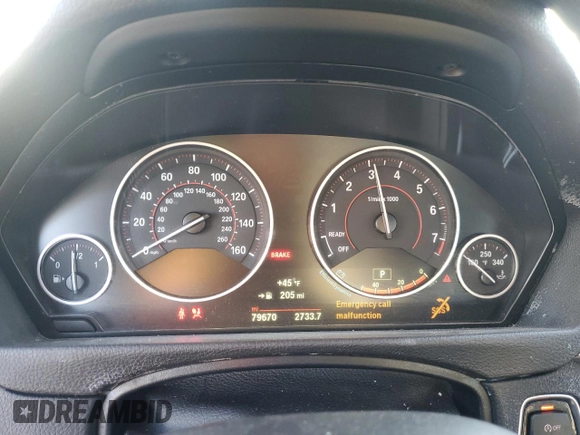 2019 BMW 4 Series 430i xDrive with VIN WBA4J3C58KBL08349, listed as a Copart auction lot 84267764 with 79,670 mi miles and Salvage Title. Bid and sale history available at DreamBid. Image 9.