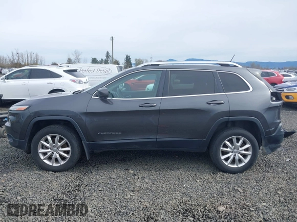 2015 Jeep Cherokee Limited with VIN 1C4PJMDS5FW550282, listed as a IAAI auction lot 41796297 with 96,374 mi miles and . Bid and sale history available at DreamBid. Image 15.