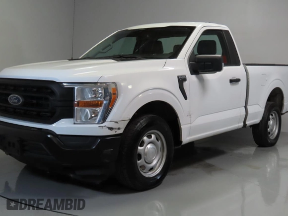 2022 Ford F-150 XL with VIN 1FTMF1CB4NKD23966, listed as a Copart auction lot 62537415 with 80,836 mi miles and Salvage title. Bid and sale history available at DreamBid. Image 2.