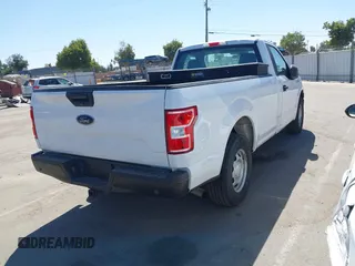 2018 Ford F-150 XL with VIN 1FTMF1CB1JKC01852, listed as a IAAI auction lot 42449112 with 99,105 mi miles and . Bid and sale history available at DreamBid. Image 4.