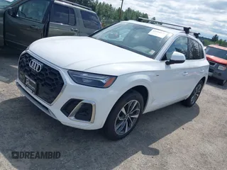 2022 Audi Q5 S line Premium Plus with VIN WA1EAAFY9N2112369, listed as a IAAI auction lot 42604571 with 58,303 mi miles and . Bid and sale history available at DreamBid. Image 17.
