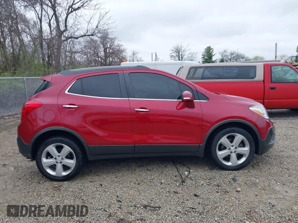 2015 Buick Encore with VIN KL4CJASB0FB260551, listed as a IAAI auction lot 41953035 with 94,656 mi miles. Bid and sale history available at carsss.com. Image 13.