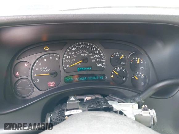 2004 Chevrolet Avalanche Z71 with VIN 3GNEK12TX4G189598, listed as a IAAI auction lot 41998670 with 368,875 mi miles and . Bid and sale history available at DreamBid. Image 7.