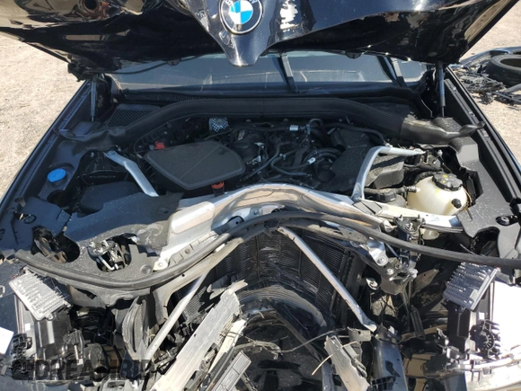 2023 BMW X3 sDrive30i with VIN 5UX43DP01P9R45761, listed as a Copart auction lot 50195075 with Not Provided miles and Salvage Title. Bid and sale history available at DreamBid. Image 12.