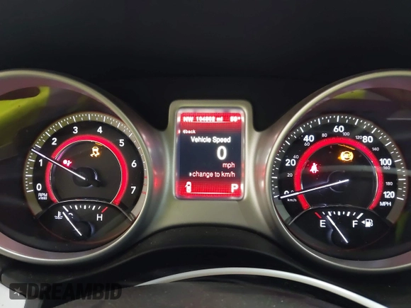 2018 Dodge Journey GT with VIN 3C4PDDEG3JT514834, listed as a IAAI auction lot 42199584 with 104,802 mi miles and . Bid and sale history available at DreamBid. Image 7.