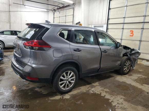 2019 Nissan Rogue S with VIN KNMAT2MV2KP512205, listed as a Copart auction lot 47845745 with 154,331 mi miles and Salvage Title. Bid and sale history available at carsss.com. Image 3.