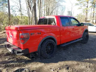 2011 Ford F-150 XLT with VIN 1FTFW1ET3BFC08634, listed as a IAAI auction lot 41452275 with 219,800 mi miles. Bid and sale history available at carsss.com. Image 4.