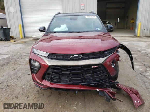 2023 Chevrolet TrailBlazer RS with VIN KL79MUSL5PB211815, listed as a Copart auction lot 48039344 with 5,550 mi miles and . Bid and sale history available at DreamBid. Image 5.