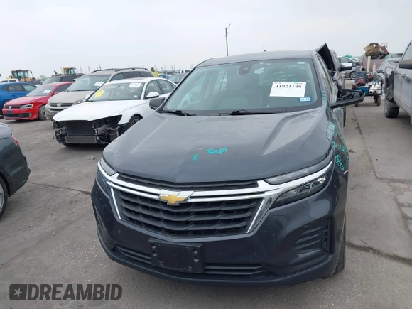 2022 Chevrolet Equinox LS with VIN 3GNAXHEVXNS179349, listed as a IAAI auction lot 41921140 with 40,577 mi miles and . Bid and sale history available at DreamBid. Image 12.