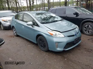 2013 Toyota Prius One with VIN JTDKN3DU0D5623510, listed as a IAAI auction lot 41989806 with 267,048 mi miles. Bid and sale history available at carsss.com. Image 1.