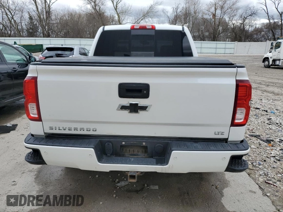 2017 Chevrolet Silverado 1500 LTZ with VIN 3GCUKSEC0HG177682, listed as a Copart auction lot 52962615 with 154,938 mi miles and Non Repairable. Bid and sale history available at DreamBid. Image 6.
