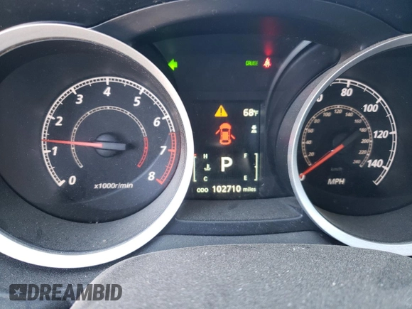 2017 Mitsubishi Lancer ES with VIN JA32V2FW6HU014960, listed as a Copart auction lot 70043804 with 102,710 mi miles and Salvage Title. Bid and sale history available at carsss.com. Image 9.