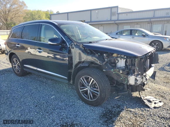 2018 Infiniti QX60 with VIN 5N1DL0MN2JC531856, listed as a Copart auction lot 49911895 with 65,405 mi miles and Salvage Title. Bid and sale history available at carsss.com. Image 4.