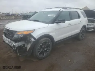 2014 Ford Explorer Sport with VIN 1FM5K8GT0EGA43715, listed as a Copart auction lot 51815845 with 122,758 mi miles and Clean Title. Bid and sale history available at carsss.com. Image 1.