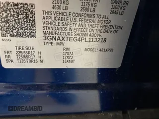2023 Chevrolet Equinox LT with VIN 3GNAXTEG4PL113218, listed as a IAAI auction lot 42278887 with 12,483 mi miles and . Bid and sale history available at DreamBid. Image 7.