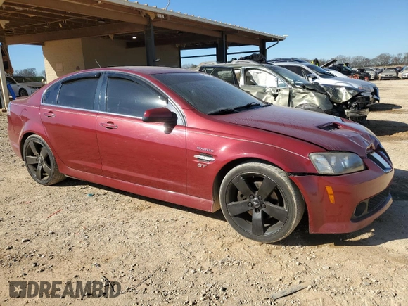 2009 Pontiac G8 GT with VIN 6G2EC57Y19L206081, listed as a Copart auction lot 47070345 with 139,489 mi miles and Salvage Title. Bid and sale history available at carsss.com. Image 4.