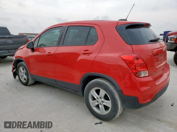 2020 Chevrolet Trax LS with VIN KL7CJKSB7LB346315, listed as a Copart auction lot 53346425 with 52,313 mi miles and Salvage Title. Bid and sale history available at DreamBid. Image 2.