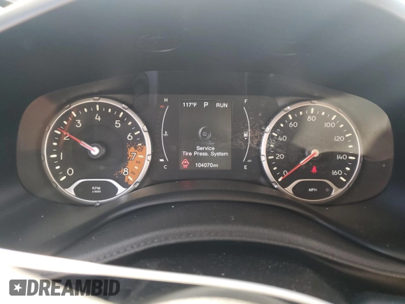 2017 Jeep Renegade Sport with VIN ZACCJBAB5HPG21181, listed as a Copart auction lot 64287605 with 104,070 mi miles and Clean title. Bid and sale history available at DreamBid. Image 9.