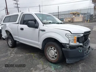 2018 Ford F-150 XL with VIN 1FTMF1CBXJKC83791, listed as a IAAI auction lot 41796119 with 196,611 mi miles. Bid and sale history available at carsss.com. Image 1.