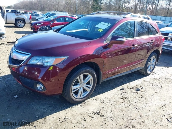 2013 Acura RDX Tech Pkg with VIN 5J8TB3H50DL010834, listed as a IAAI auction lot 41390126 with 167,332 mi miles. Bid and sale history available at carsss.com. Image 2.