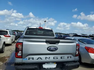 2024 Ford Ranger LARIAT with VIN 1FTER4JH5RLE19786, listed as a Copart auction lot 74039224 with 0 mi miles and Salvage Title. Bid and sale history available at carsss.com. Image 6.