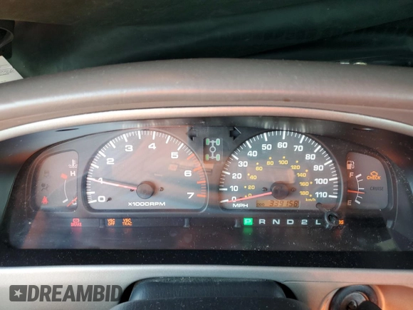 2001 Toyota 4Runner SR5 z VIN JT3HN86R810326661, wystawiony jako Copart lot #61616485 z przebiegiem 339 158 mil mil oraz Czysty tytuł • Clean title. Historia ofert i sprzedaży dostępna na DreamBid. Obrazek 9.